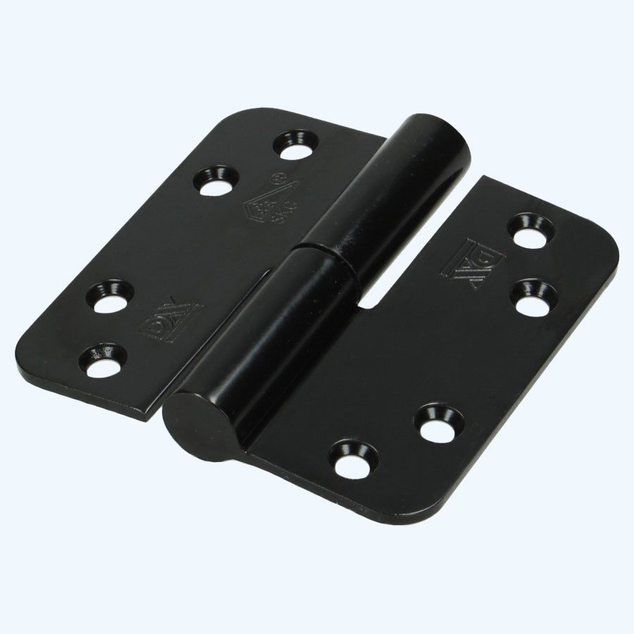 Dulimex Kugelstiftband mit runden Ecken, SKG, Edelstahl Schwarz 89 x 89 mm, LINKS Dulimex Kugelstiftband mit runden Ecken, SKG, Edelstahl Schwarz 89 x 89 mm, LINKS