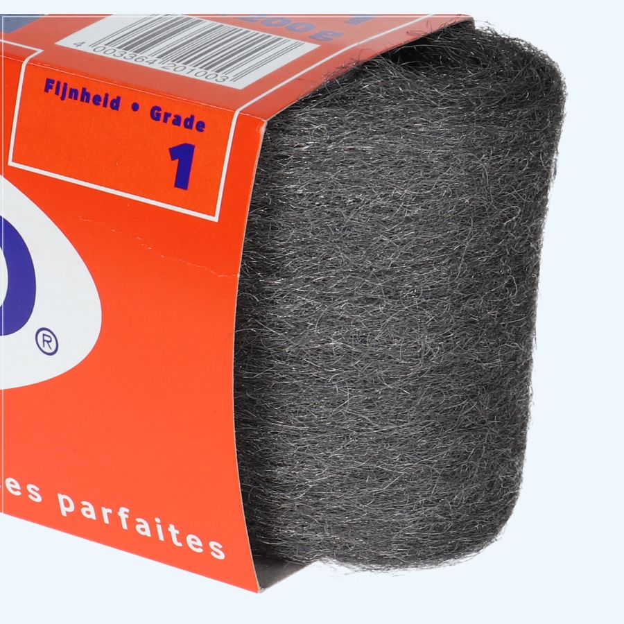 Metalino staalwol 200 gr fijnheid 1 Metalino staalwol 200 gr fijnheid 1