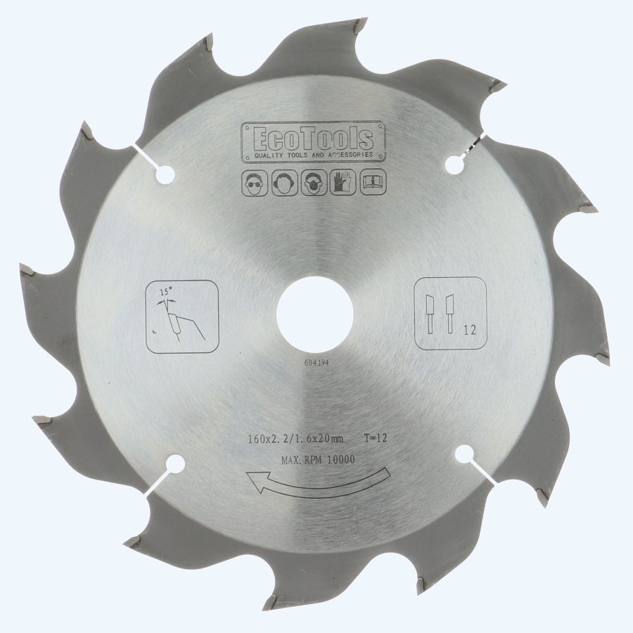 HM-zaagblad PROF 160 x 20 mm T=12 HM-zaagblad PROF 160 x 20 mm T=12