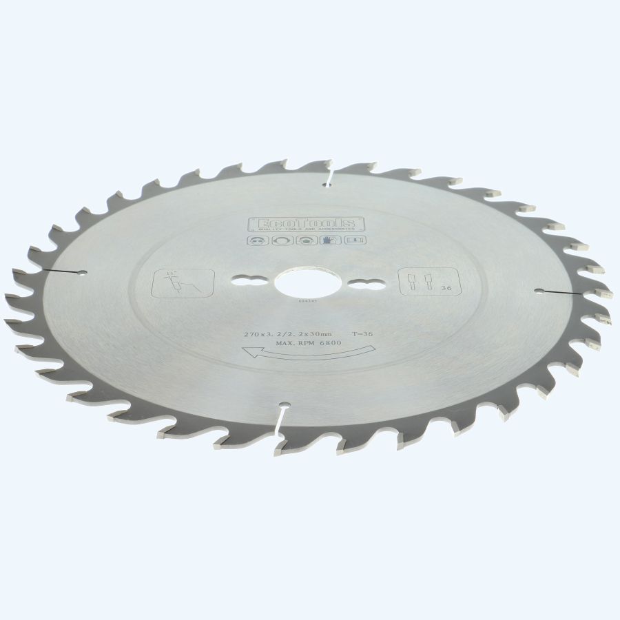 HM-zaagblad PROF 270 x 30 mm T=36 HM-zaagblad PROF 270 x 30 mm T=36