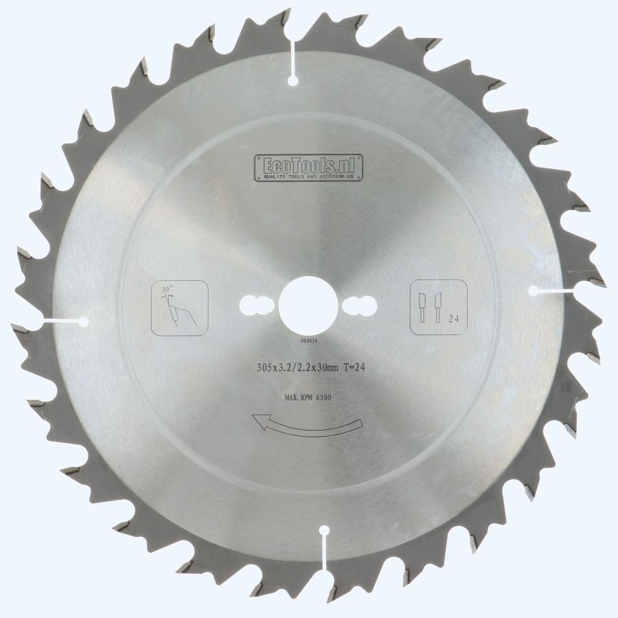 HM-zaagblad PROF 305 x 30 mm T=24 HM-zaagblad PROF 305 x 30 mm T=24