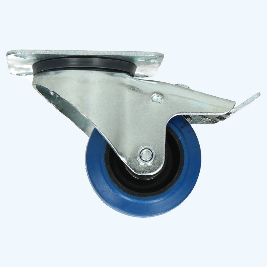 Lenkrolle mit Bremse RNB 80 mm 100 kg Lenkrolle mit Bremse RNB 80 mm 100 kg