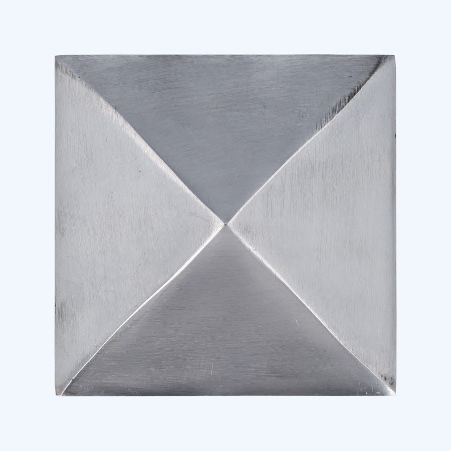 Pfostenkappe Aluminium Pyramide 91 x 91 mm Pfostenkappe Aluminium Pyramide 91 x 91 mm