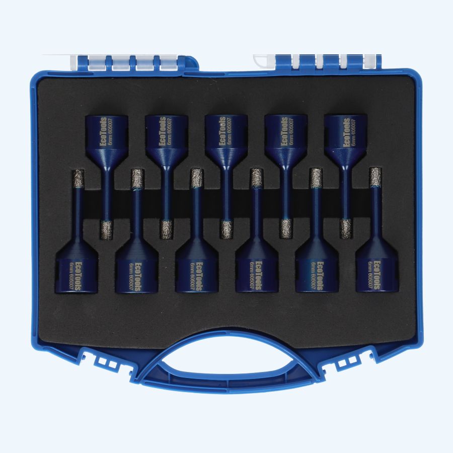 10+1 gratis diamant tegelboor 6 mm M14 aansluiting (Basicline) 10+1 gratis diamant tegelboor 6 mm M14 aansluiting (Basicline)