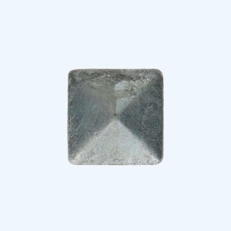 Paalornament verzinkt piramide 71 x 71 mm Paalornament verzinkt piramide 71 x 71 mm