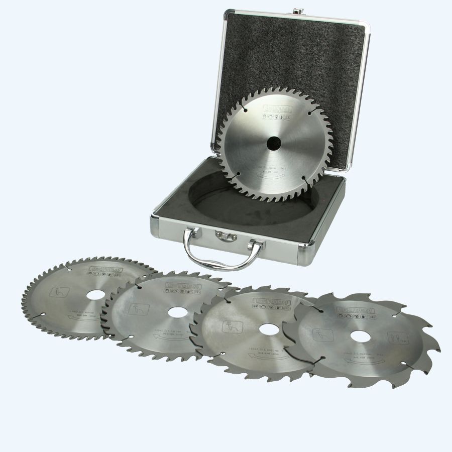 5-teiliges Set HM-Sägeblätter PROF 160 x 20 mm 5-teiliges Set HM-Sägeblätter PROF 160 x 20 mm